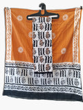 Unstitched Hand Block Suit With Embroidery