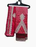 Silk Aari Work Unstitch Suit